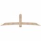 Ekena Millwork Bellingham Smooth Timber Gable Bracket, Douglas Fir, 96"W x 28"H x 5 1/2"D x 5 1/2"F, 7/12 Pitch GBW096X28X0606BEL00SDF - alternate 1